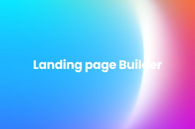 Landing page Builder Mobio