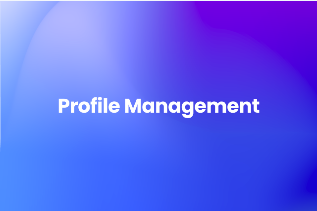Profile Management Mobio