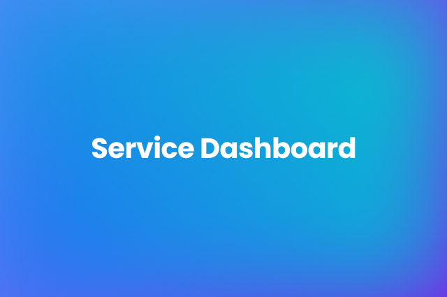 Service Dashboard Mobio