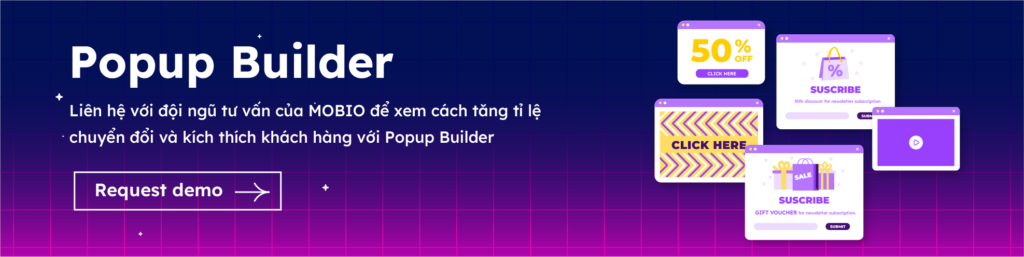 Popup Builder - Liên hệ demo