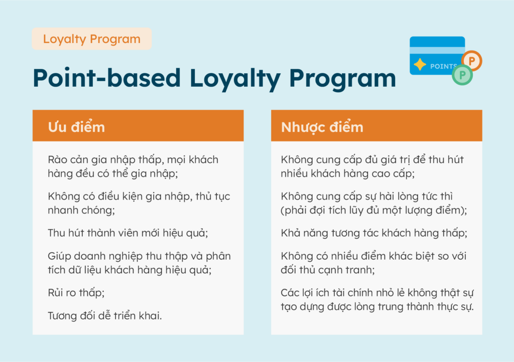 Ưu và nhược của hình thức tích điểm - loyalty program