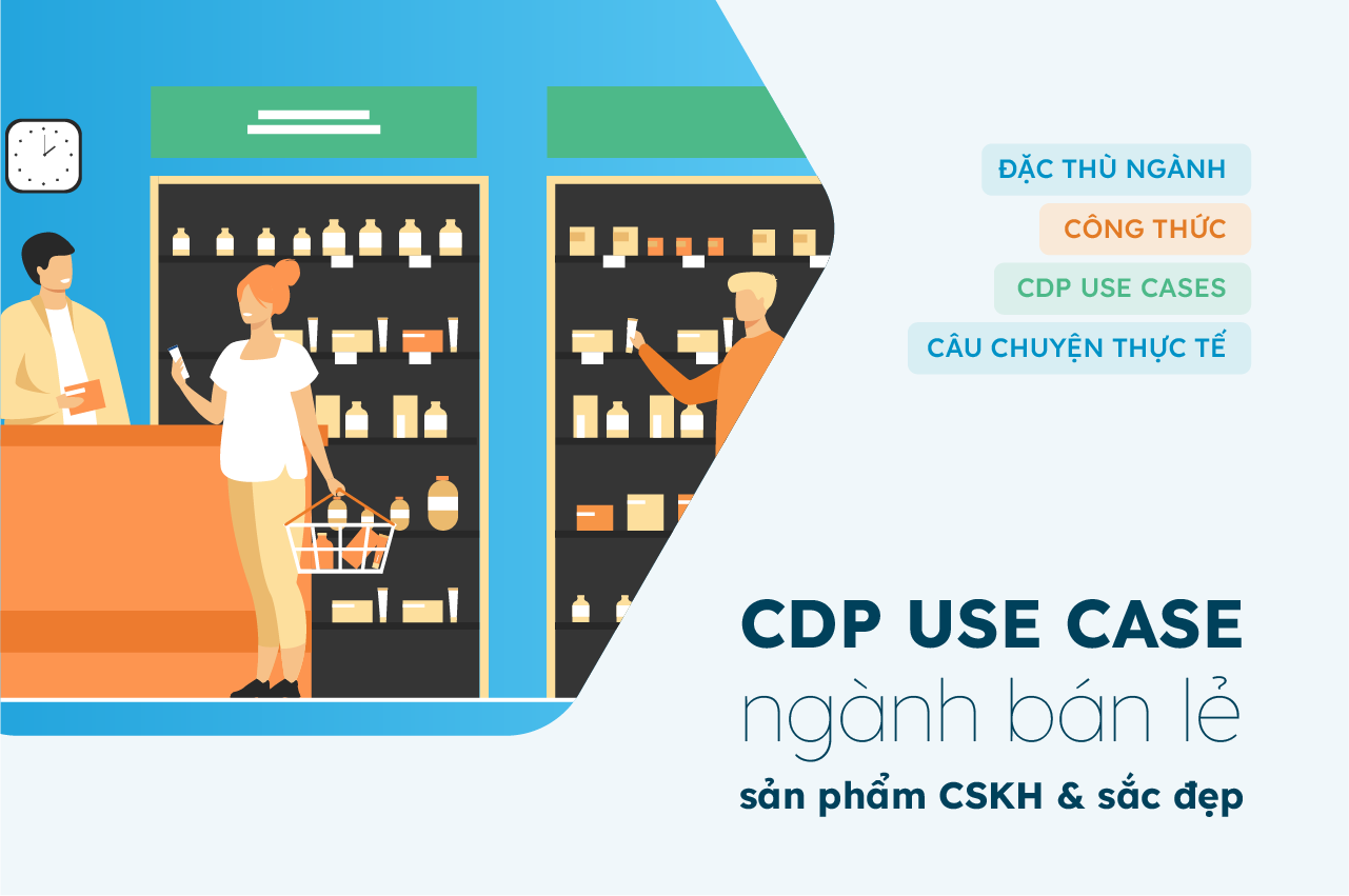CDP use case cho ngành bán lẻ sản phẩm chăm sóc sức khỏe